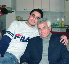 Yousef Bashir and his father